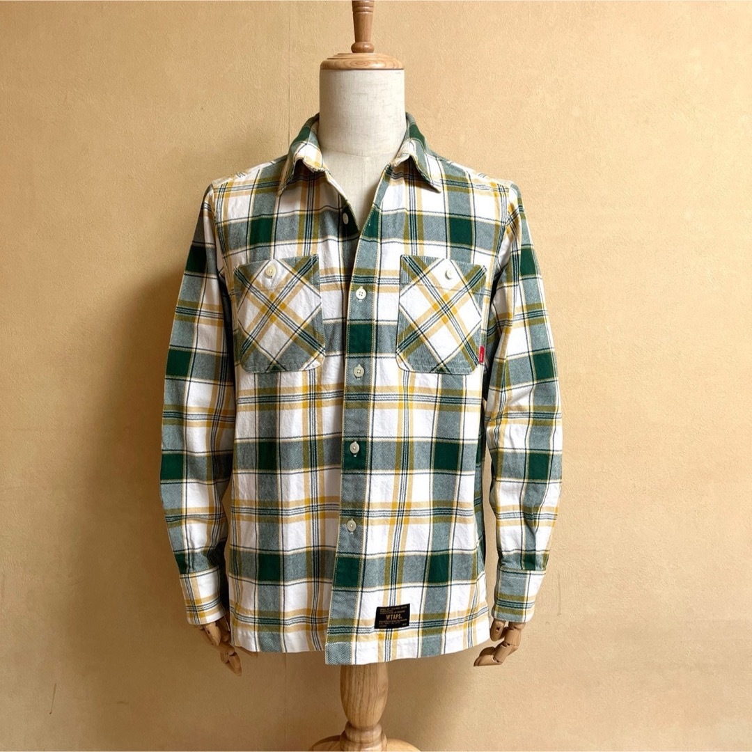 WTAPS /ダブルタップス チェック柄 ヘビーコットンネルシャツ WTAPS /ダブルタップス チェック柄 ヘビーコットンネルシャツ