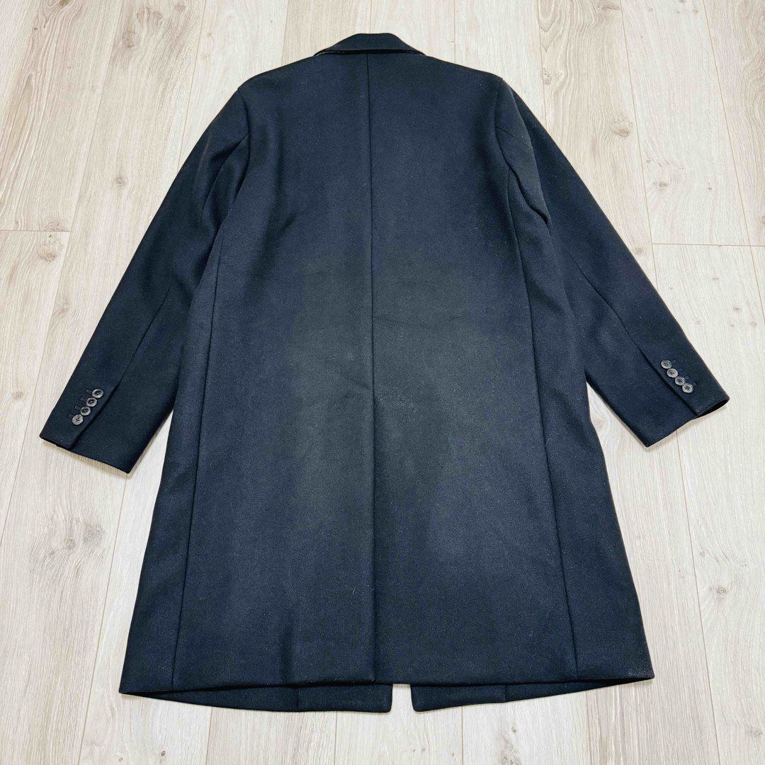 新品】ナノユニバース チェスターコート スーパー140s ウール 新品】ナノユニバース チェスターコート スーパー140s ウール