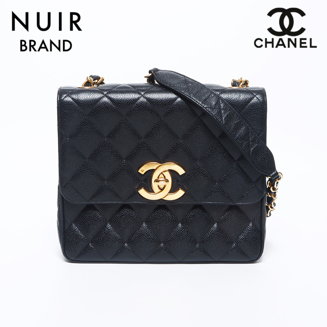 CHANEL - シャネル CHANEL 3番台 キャビアスキン ココマーク 25 CHANEL - シャネル CHANEL 3番台 キャビアスキン ココマーク 25