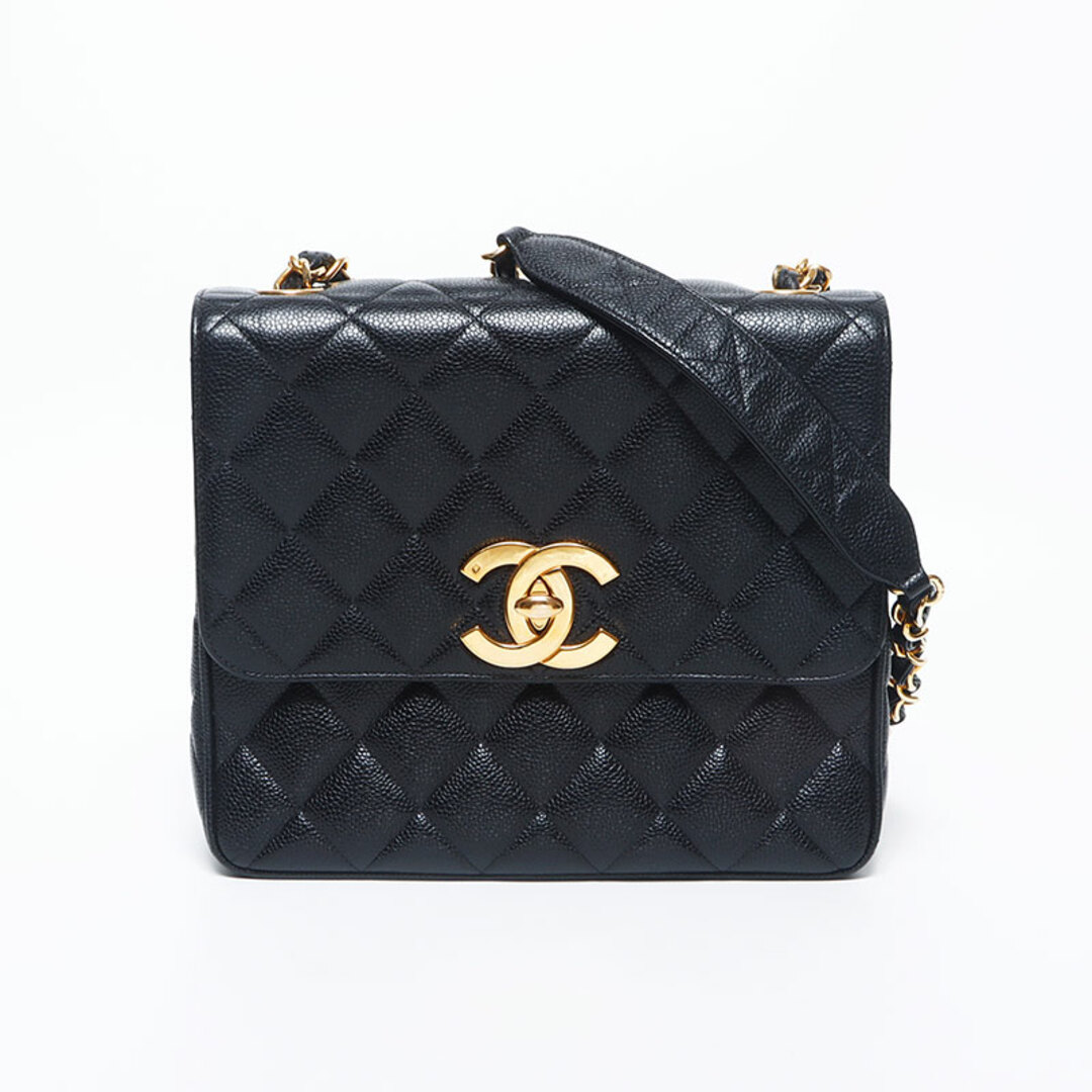 CHANEL - シャネル CHANEL 3番台 キャビアスキン ココマーク 25 CHANEL - シャネル CHANEL 3番台 キャビアスキン ココマーク 25