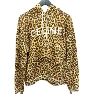 セリーヌ(CELINE)の　セリーヌ CELINE レオパードロゴスウェットパーカー 2Y321519M レオパード コットン レディース パーカー(パーカー)