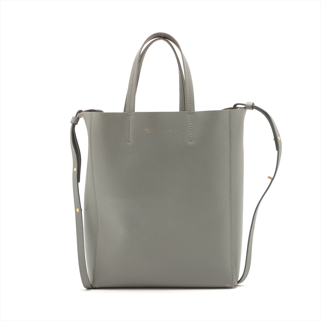 CELINE - セリーヌ  レザー  グレー レディース ハンドバッグ