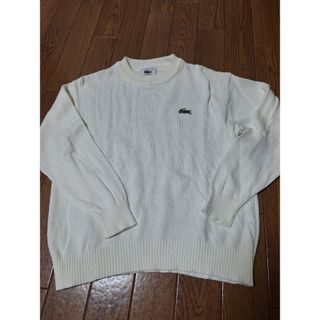 LACOSTE(ニット/セーター ・ ホワイト/白色系)のフリマ LACOSTE(ニット/セーター ・ ホワイト/白色系)のフリマ