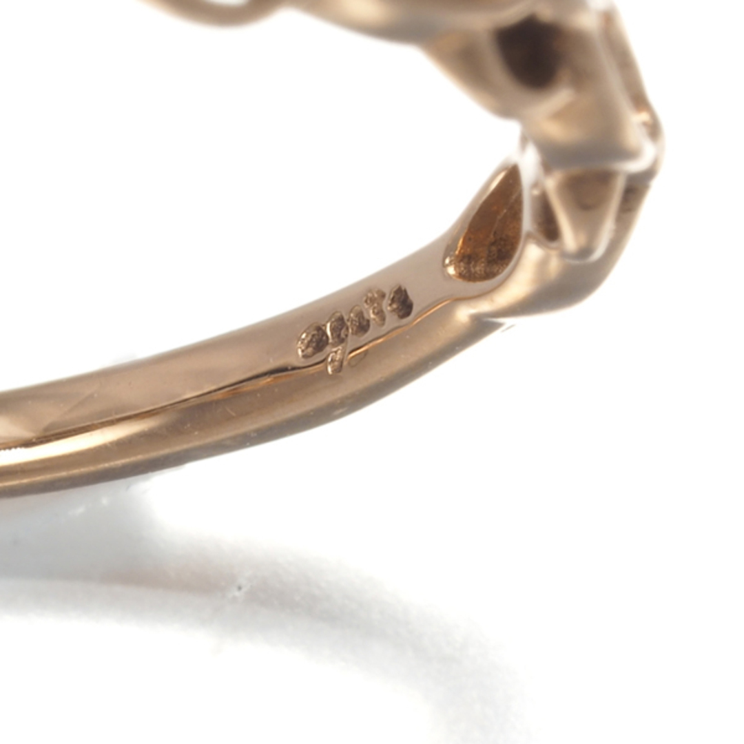 agete - アガット リング ダイヤ ダイヤモンド 0.02ct 7号 K10PG agete - アガット リング ダイヤ ダイヤモンド 0.02ct 7号 K10PG