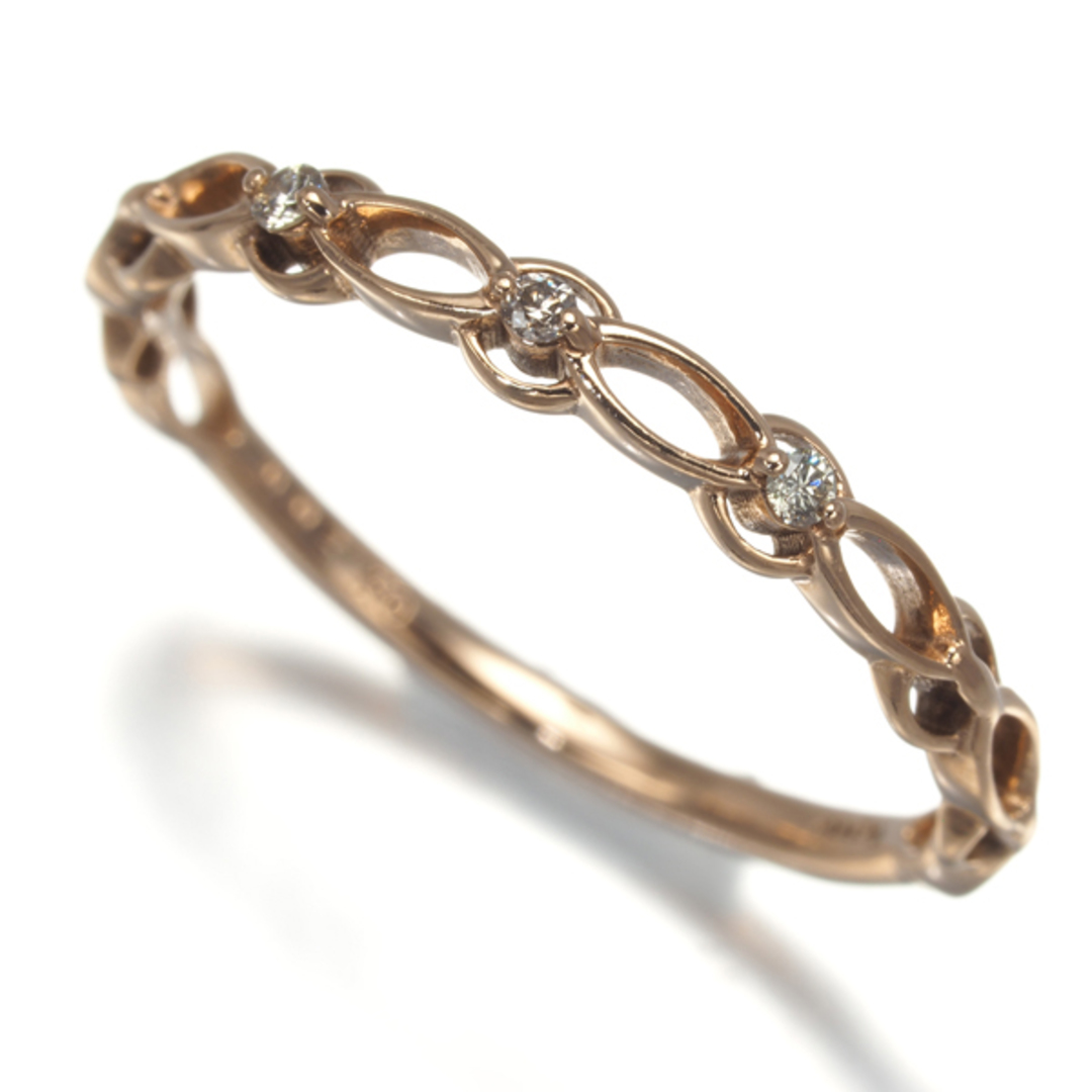 agete - アガット リング ダイヤ ダイヤモンド 0.02ct 7号 K10PG agete - アガット リング ダイヤ ダイヤモンド 0.02ct 7号 K10PG