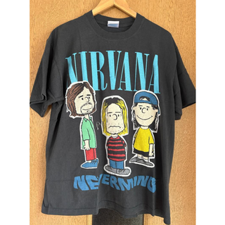 NIRVANA SNOOPY Tシャツ ニルヴァーナ スヌーピー L - メルカリ