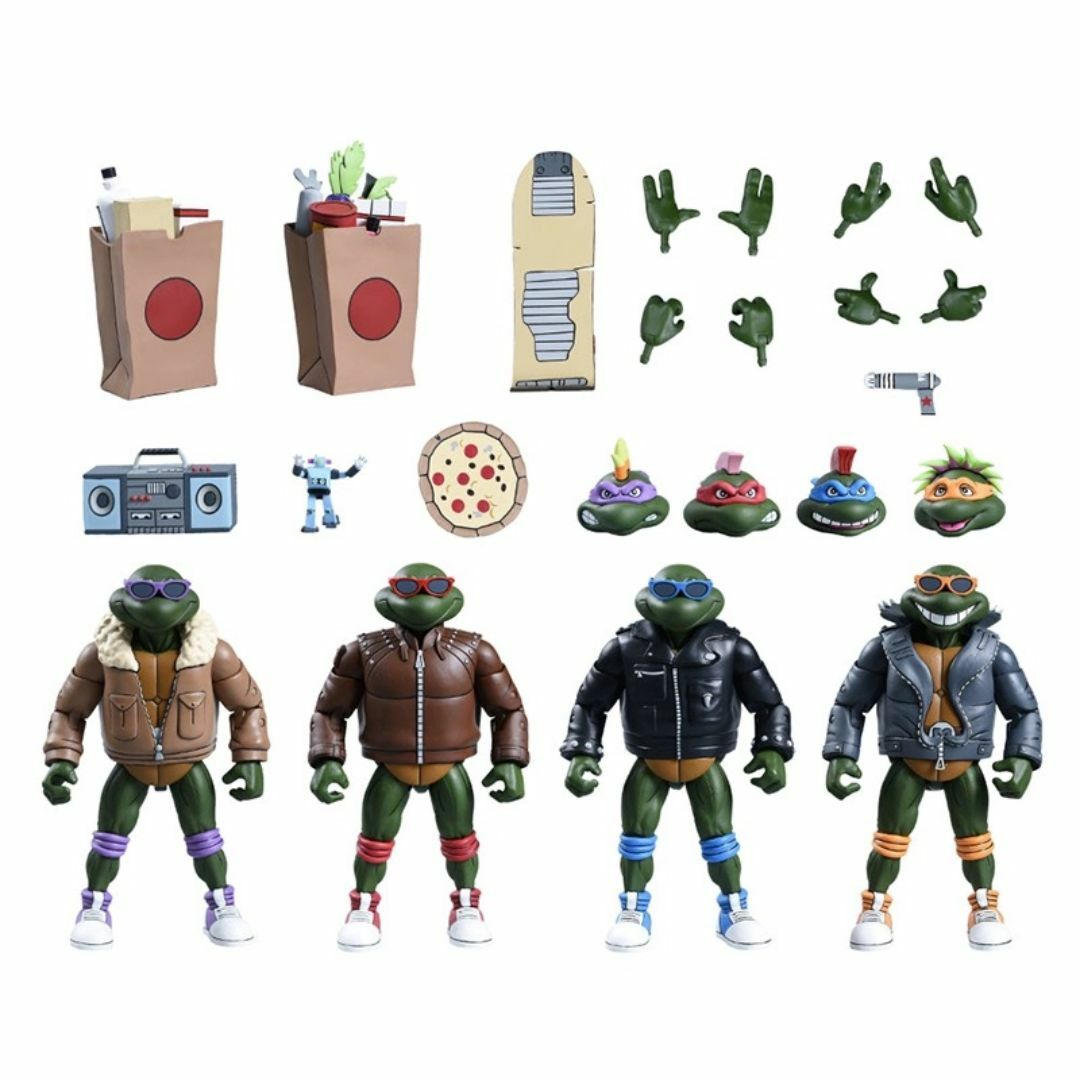期間限定】NECA/ネカ タートルズ TMNT PUNK 4パック フィギュア