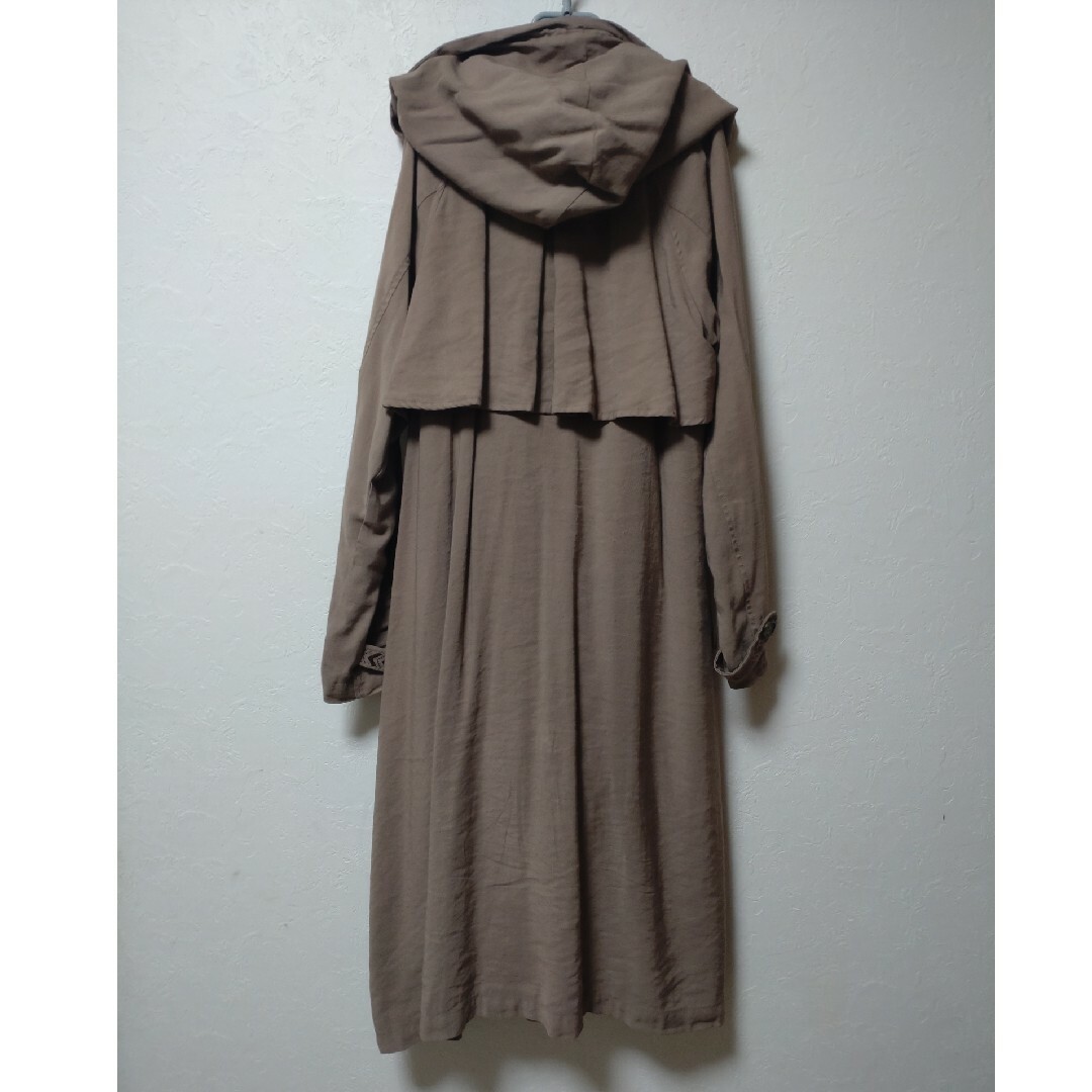 titicaca(チチカカ)のチチカカ　ブラウン フード付きロングコート レディースのジャケット/アウター(その他)の商品写真