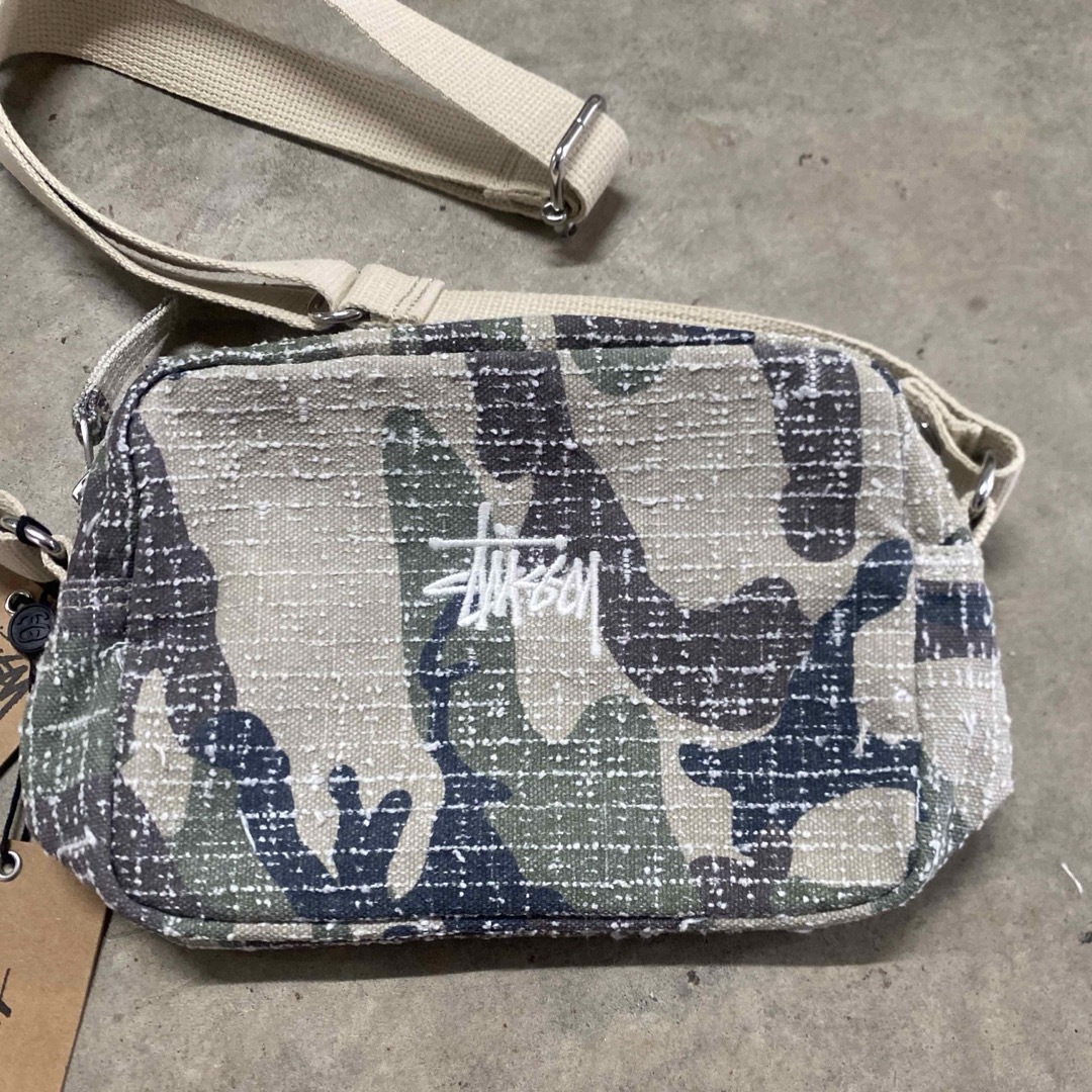 STUSSY - STUSSY NEEDLE PUNCH SIDE POUCH CAMO タグ付きの通販 STUSSY - STUSSY NEEDLE PUNCH SIDE POUCH CAMO タグ付きの通販