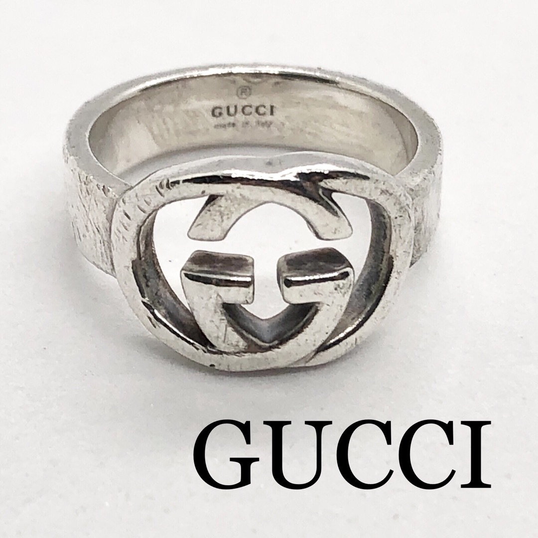 GUCCI リング レディース シルバー925 インターロッキング GUCCI リング レディース シルバー925 インターロッキング