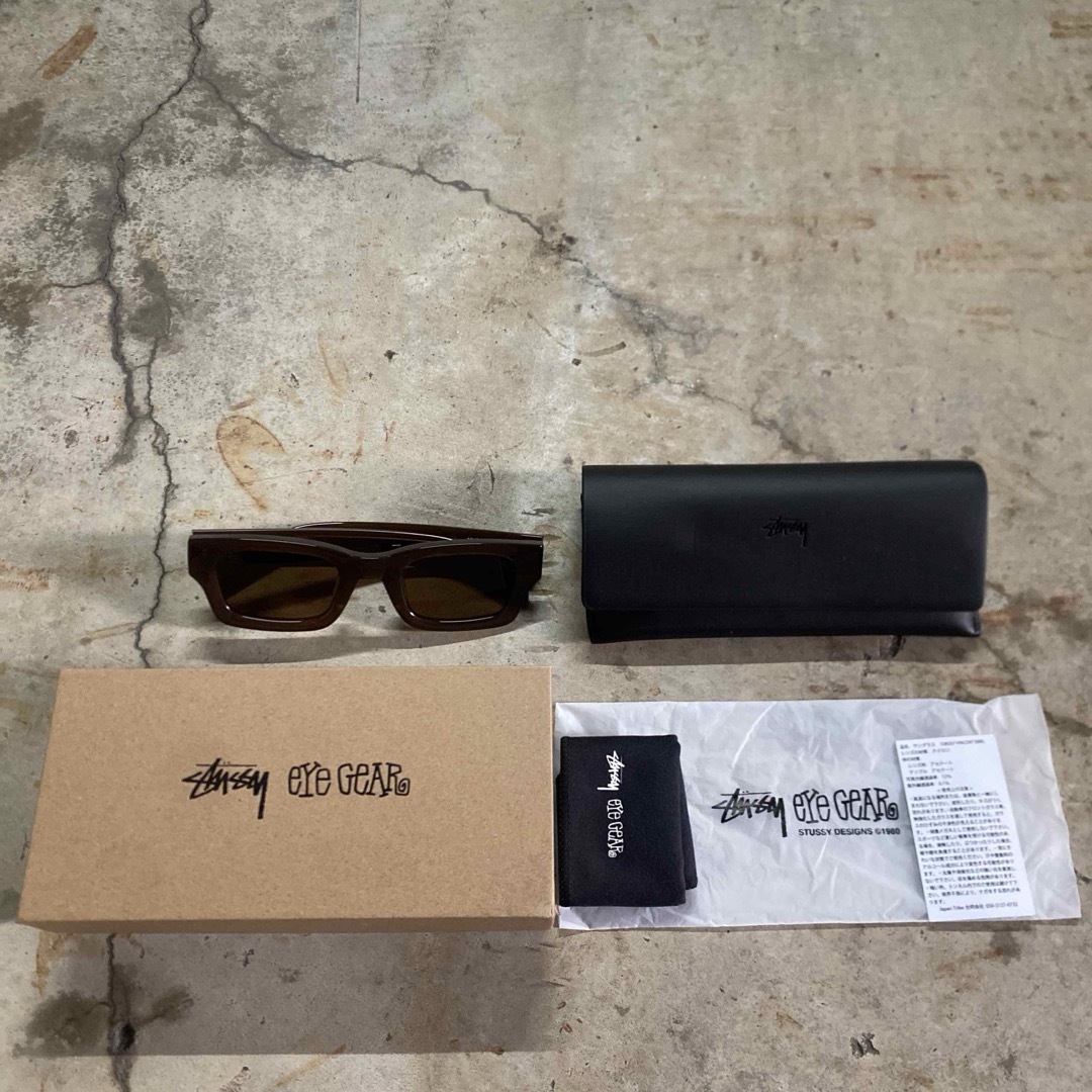STUSSY - STUSSY ステューシー VINCENT SUNGLASSES BROWNの通販 STUSSY - STUSSY ステューシー VINCENT SUNGLASSES BROWNの通販