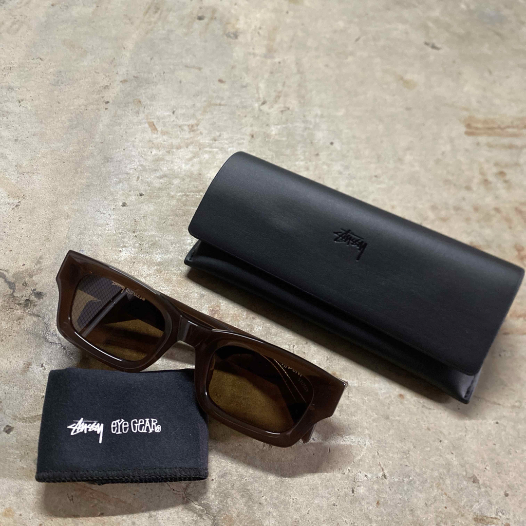 STUSSY - STUSSY ステューシー VINCENT SUNGLASSES BROWNの通販 STUSSY - STUSSY ステューシー VINCENT SUNGLASSES BROWNの通販