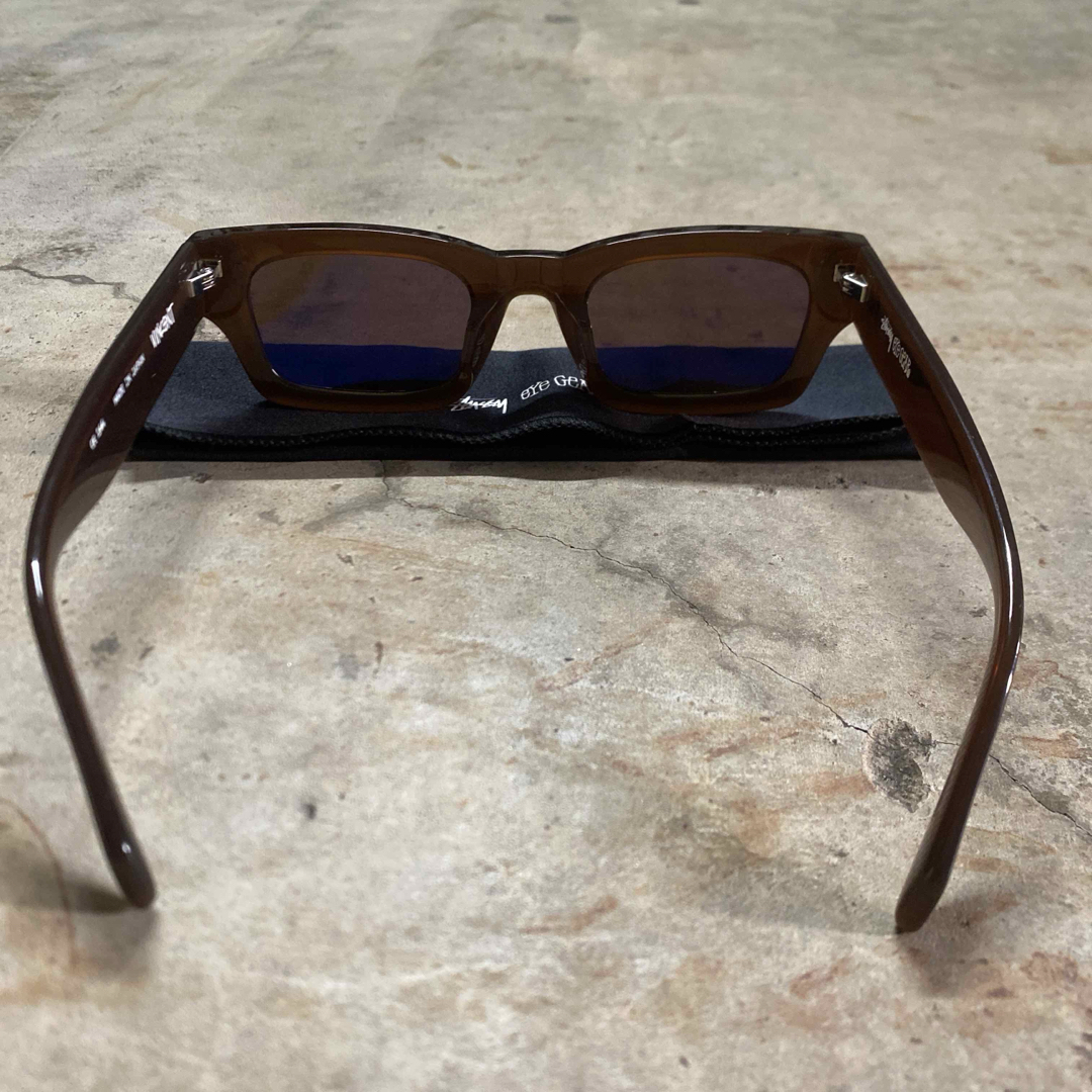 STUSSY - STUSSY ステューシー VINCENT SUNGLASSES BROWNの通販 STUSSY - STUSSY ステューシー VINCENT SUNGLASSES BROWNの通販