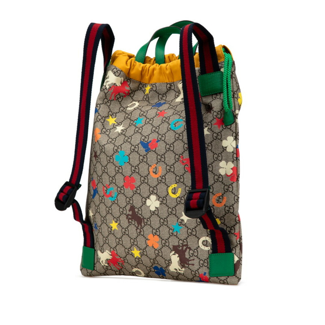 GUCCI - グッチ GGスプリーム チルドレンズ 馬柄 リュック GUCCI - グッチ GGスプリーム チルドレンズ 馬柄 リュック