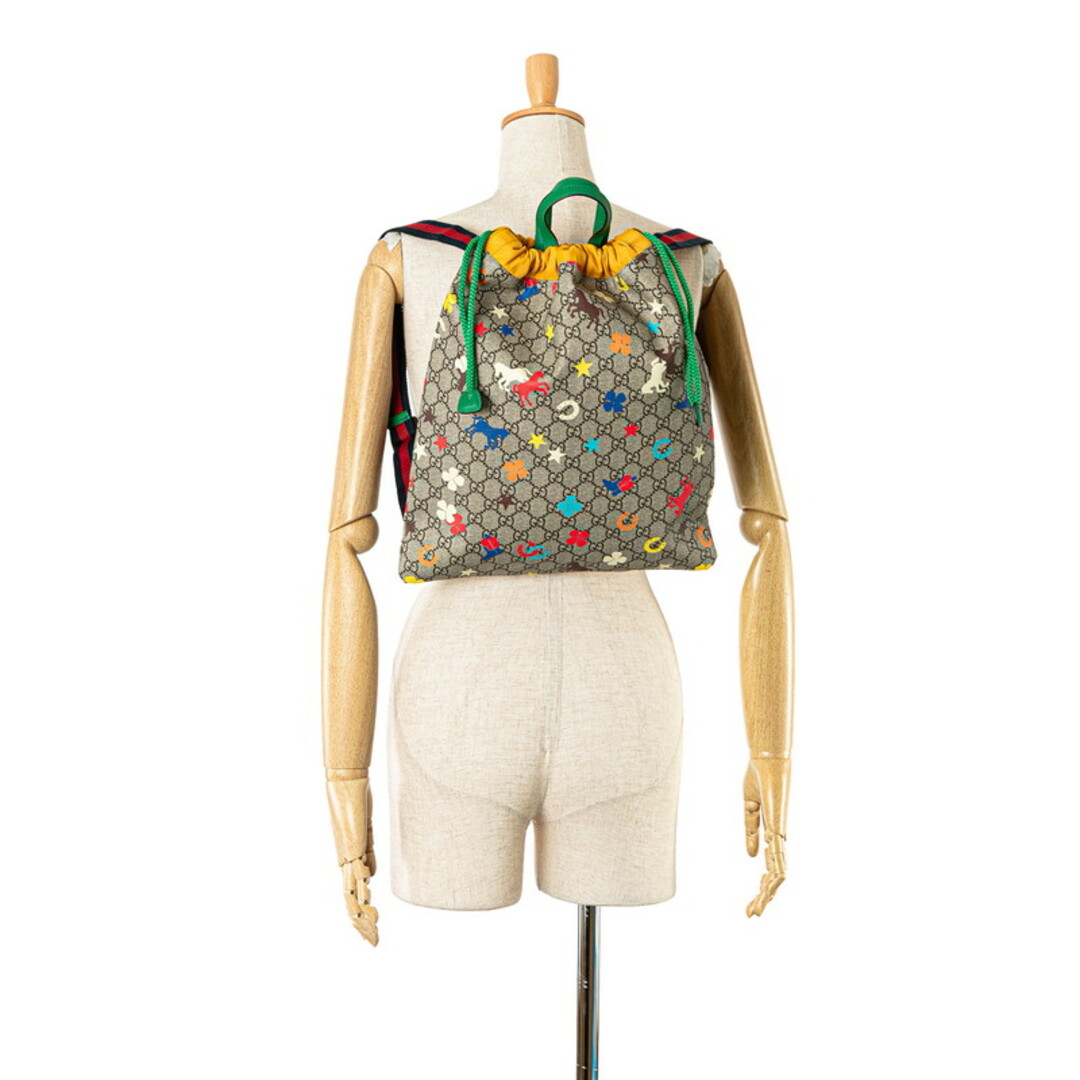 GUCCI - グッチ GGスプリーム チルドレンズ 馬柄 リュック GUCCI - グッチ GGスプリーム チルドレンズ 馬柄 リュック