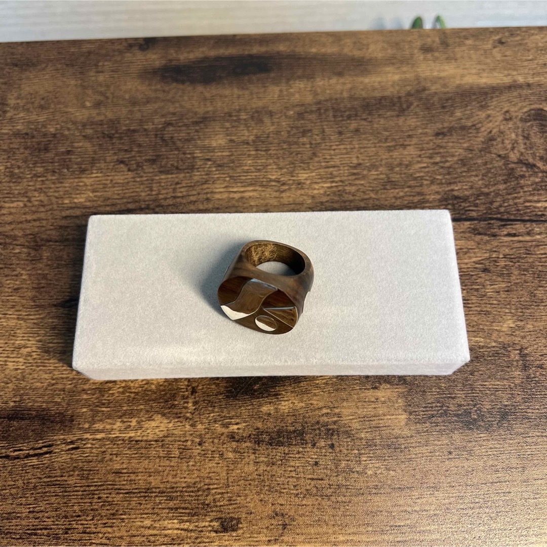 希少☆ノルウェー購入】Nordic Wood × Silver925 Ring リング(指輪) 希少☆ノルウェー購入】Nordic Wood × Silver925 Ring リング(指輪)