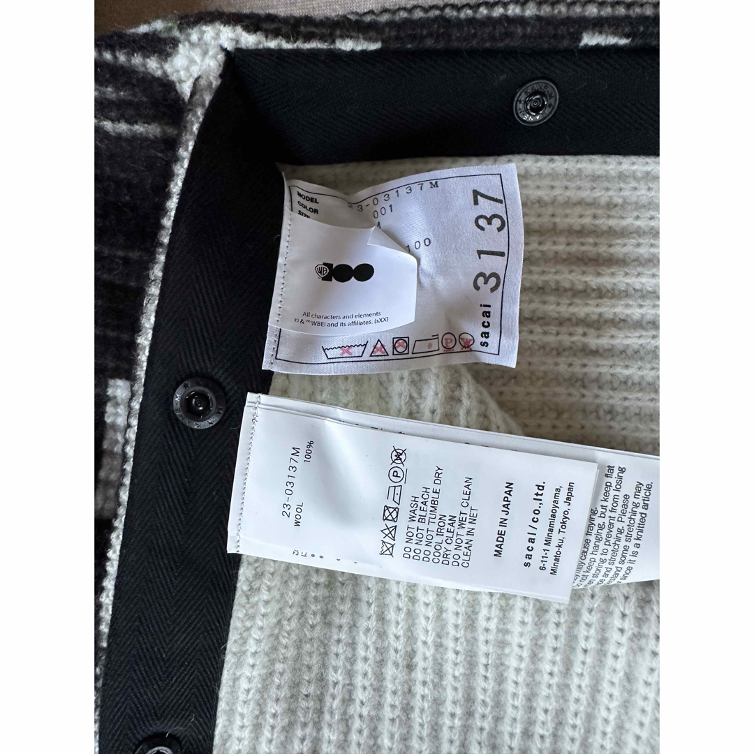 sacai - 黒4新品 sacai INTERSTELLAR グラフィック ニット sacai - 黒4新品 sacai INTERSTELLAR グラフィック ニット
