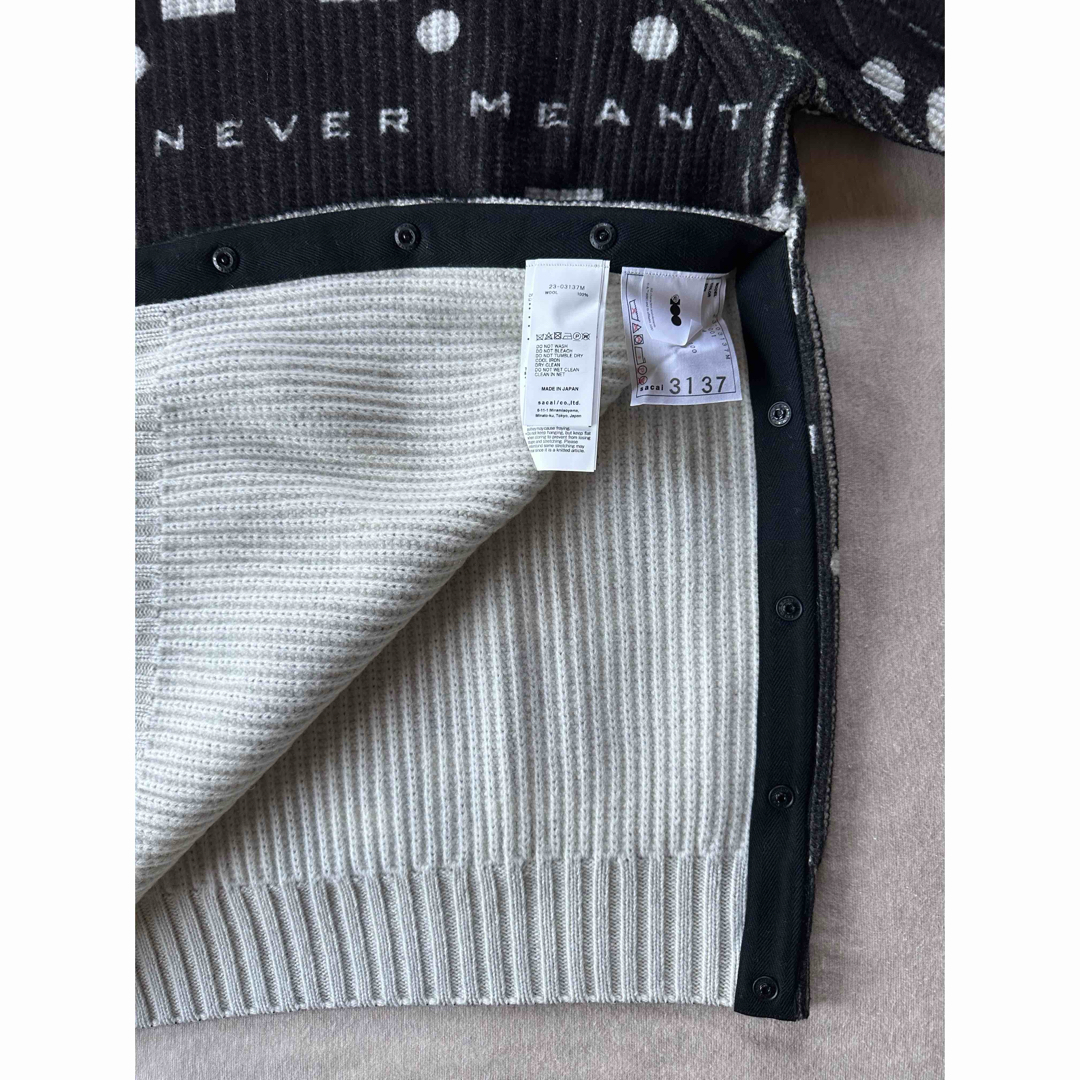 sacai - 黒4新品 sacai INTERSTELLAR グラフィック ニット sacai - 黒4新品 sacai INTERSTELLAR グラフィック ニット