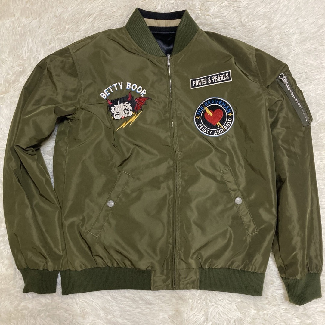 VANSON - 未使用 ブレイブマン ベティ リバーシブル スカジャン VANSON - 未使用 ブレイブマン ベティ リバーシブル スカジャン