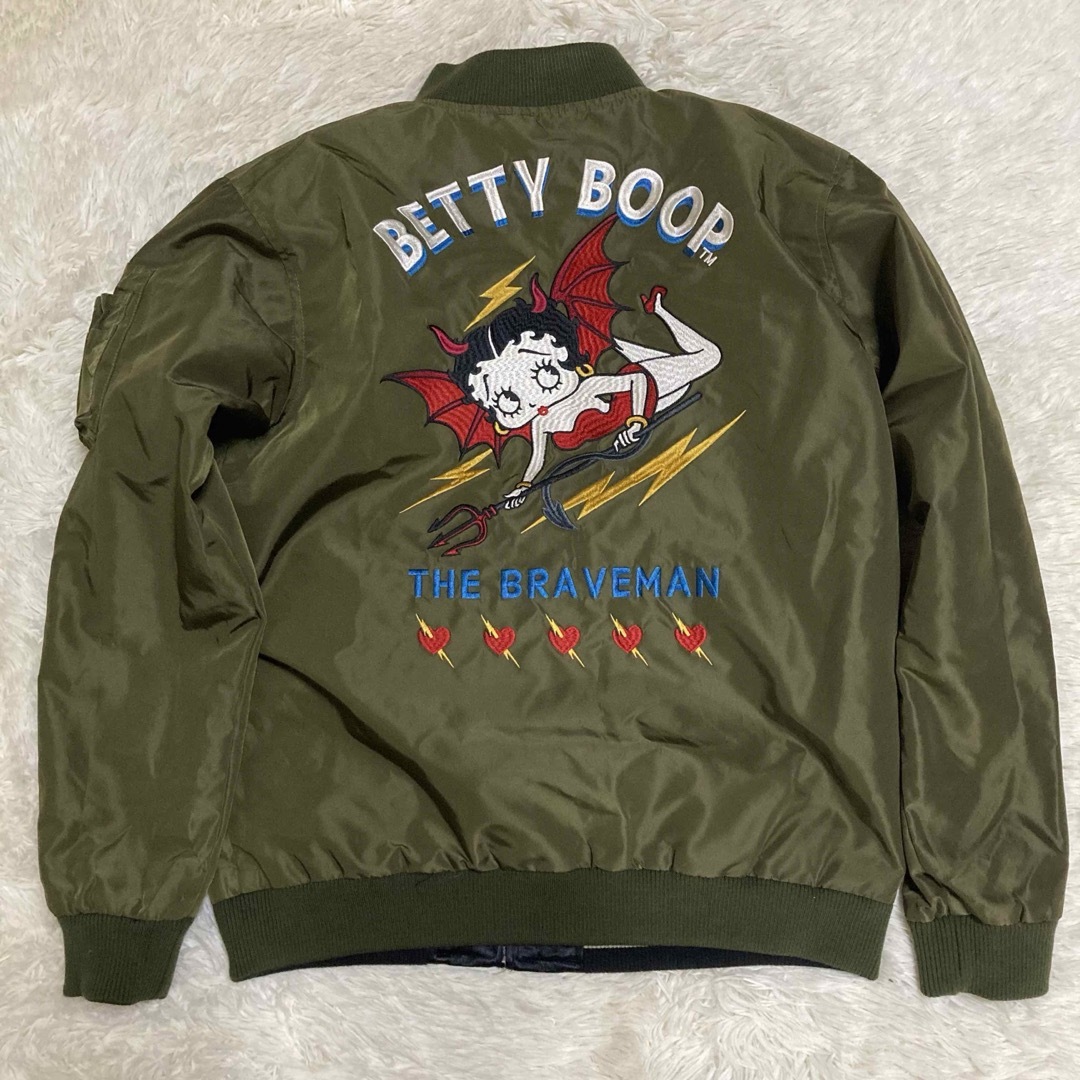 VANSON - 未使用 ブレイブマン ベティ リバーシブル スカジャン VANSON - 未使用 ブレイブマン ベティ リバーシブル スカジャン