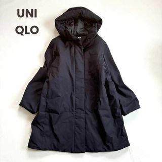 UNIQLO - 美品 ユニクロ ハイブリッド ダウン コクーン コート