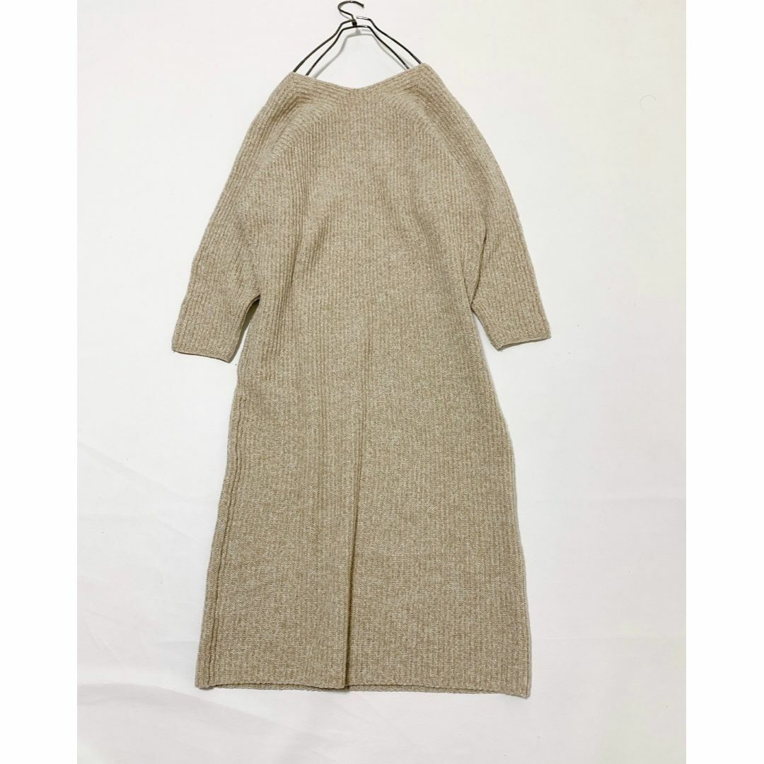 IENA - 【美品】IENA ニットワンピース 長袖 ラムウール ロング IENA - 【美品】IENA ニットワンピース 長袖 ラムウール ロング