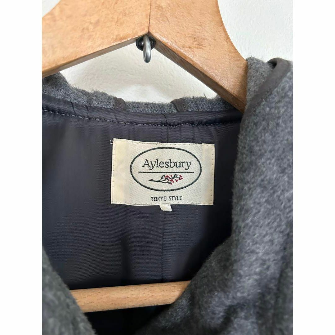ダッフルコート アリスバーリー アンゴラ混 グレー tokyo style