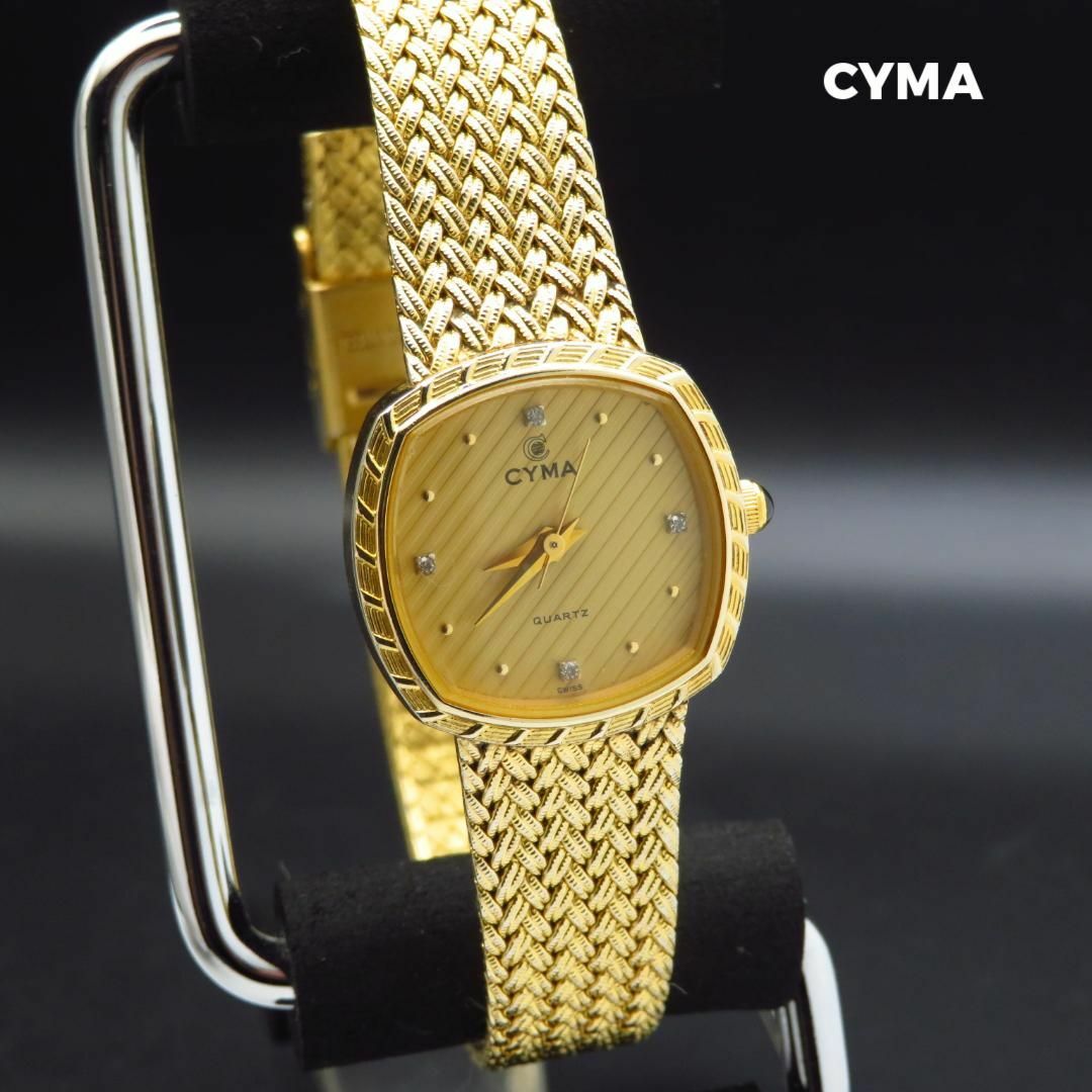 CYMA - CYMA ブレスレットウォッチ 4P ゴールド