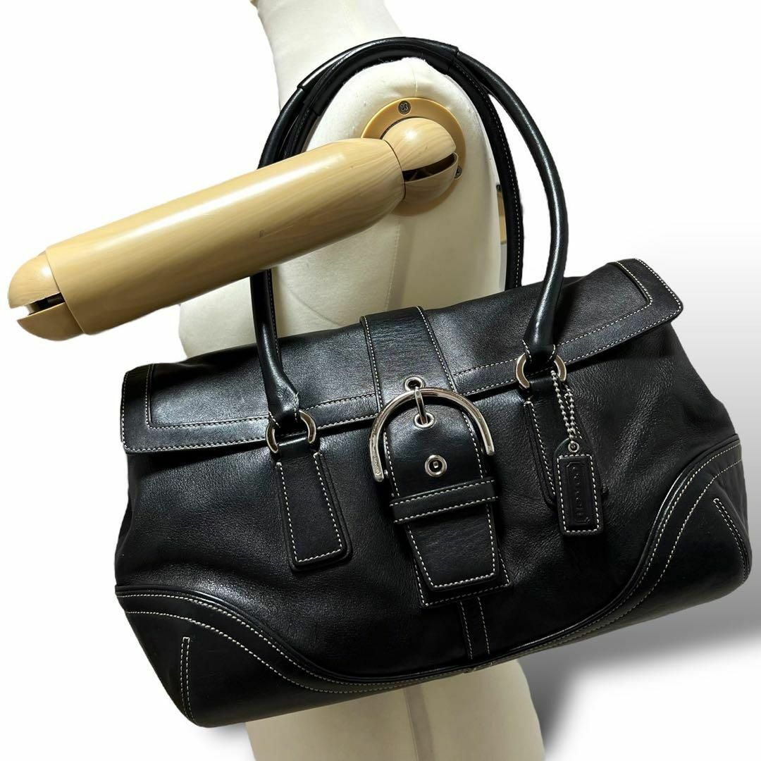 COACH - 美品 コーチ ボストンバッグ ショルダーバッグ レザー COACH - 美品 コーチ ボストンバッグ ショルダーバッグ レザー