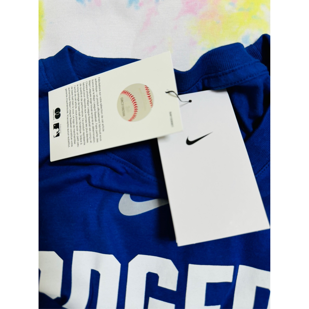 Nike Dodgers 長袖 Tシャツ 青 Lサイズ ラスト1点 Nike Dodgers 長袖 Tシャツ 青 Lサイズ ラスト1点