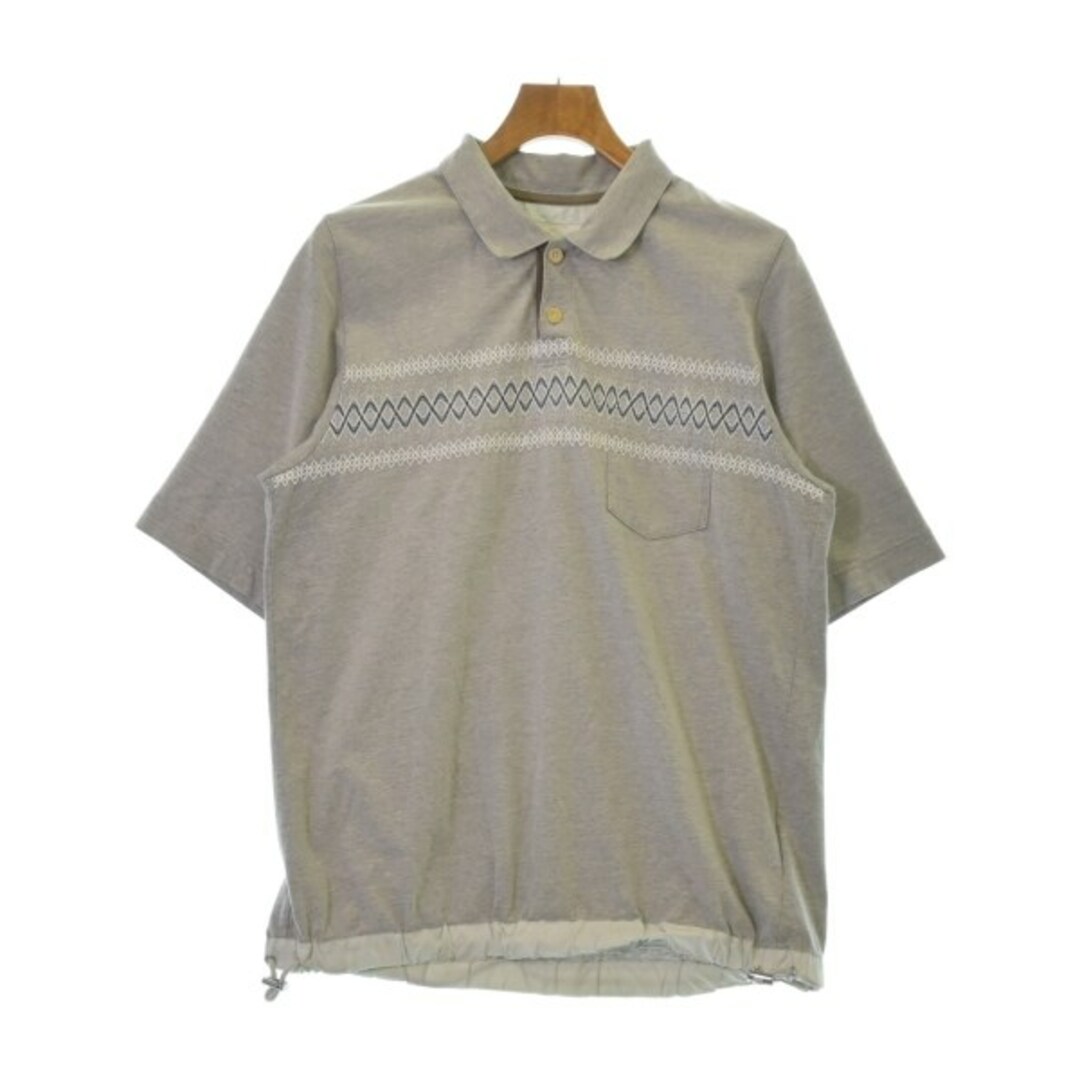 sacai サカイ ポロシャツ 2(M位) グレー 【古着】 sacai サカイ ポロシャツ 2(M位) グレー 【古着】