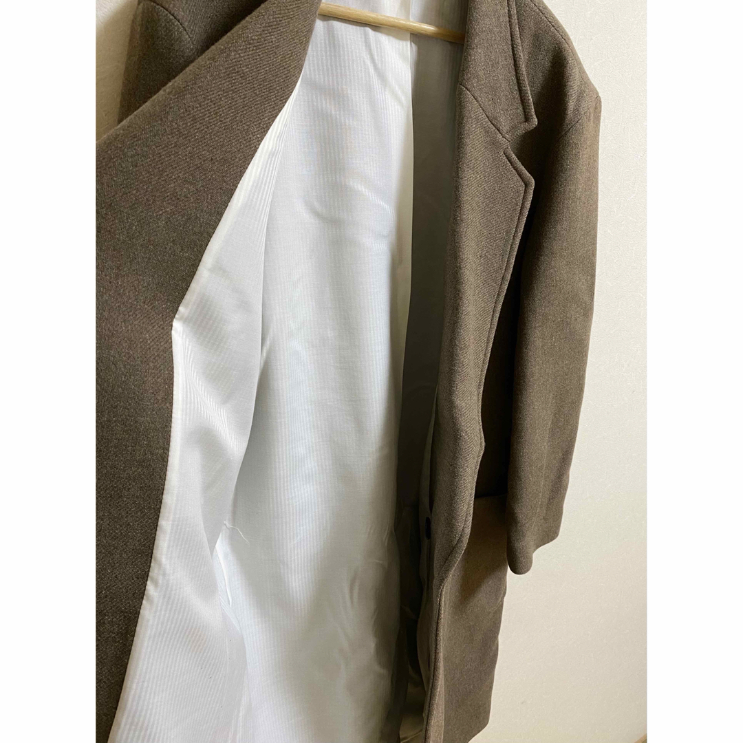 ZARA - ZARA/チェスターコート/ベージュ/サイズL/メンズの ZARA - ZARA/チェスターコート/ベージュ/サイズL/メンズの