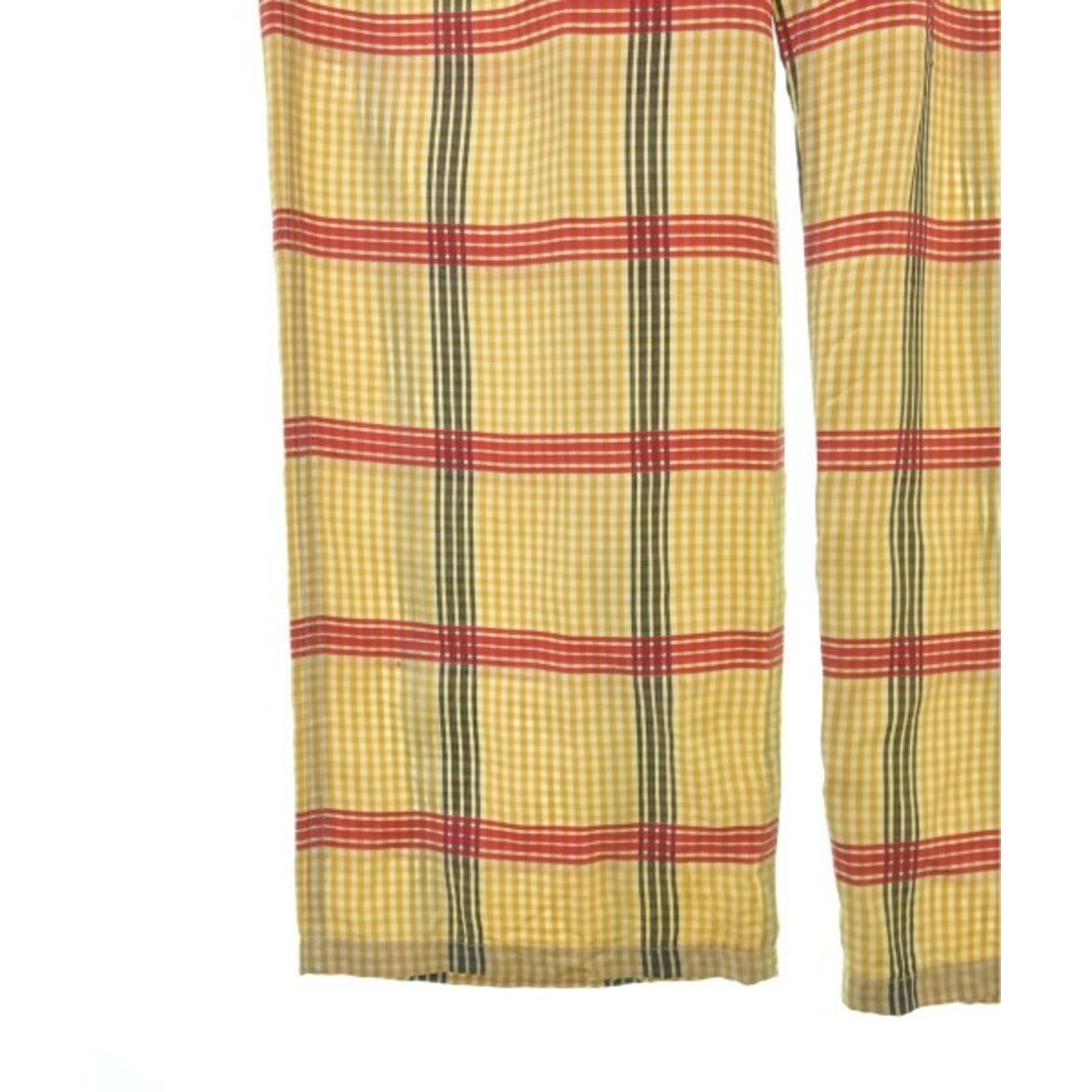 MARNI スラックス 46(M位) 白xベージュx黒等(ギンガムチェック MARNI スラックス 46(M位) 白xベージュx黒等(ギンガムチェック