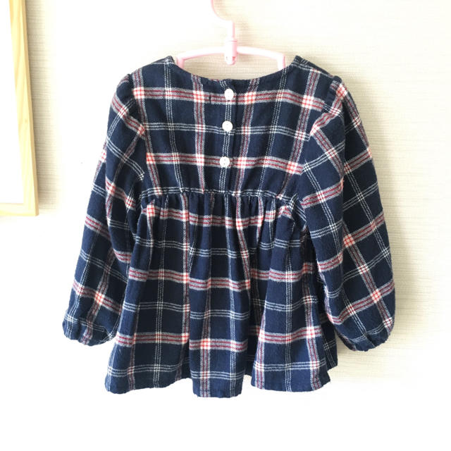 futafuta(フタフタ)のfutafuta BLACK CLOSET❁チェックチュニック キッズ/ベビー/マタニティのキッズ服女の子用(90cm~)(Tシャツ/カットソー)の商品写真