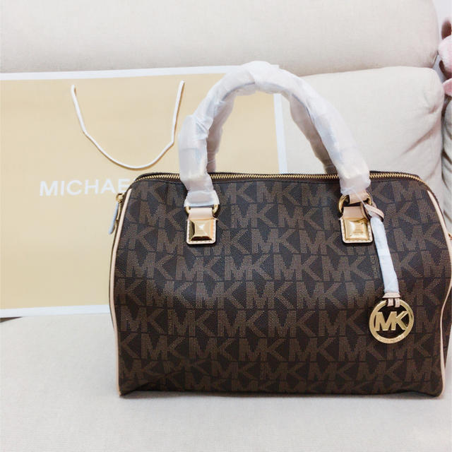 Michael Kors(マイケルコース)の新品！MICHAEL KORS ボストンバッグ♡ブラウン レディースのバッグ(ボストンバッグ)の商品写真