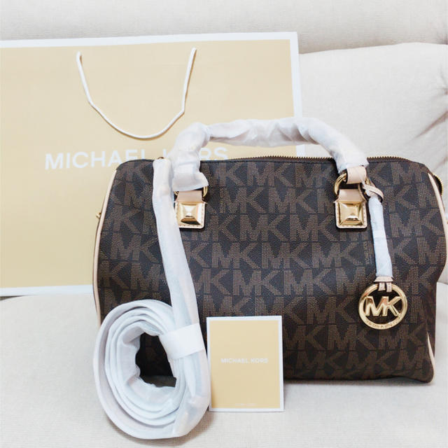 Michael Kors(マイケルコース)の新品！MICHAEL KORS ボストンバッグ♡ブラウン レディースのバッグ(ボストンバッグ)の商品写真