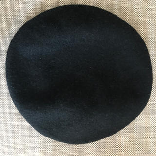 【未使用】パイピング ベレー帽 黒 ブラック (ハンチング/ベレー帽)