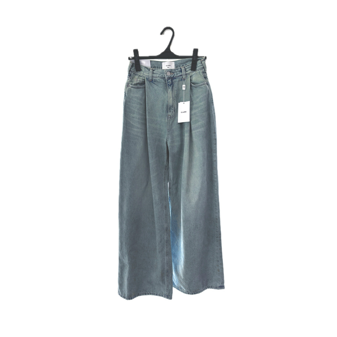 CLANE 広瀬すずデニムTUCK WIDE DENIM PANTS CLANE 広瀬すずデニムTUCK WIDE DENIM PANTS