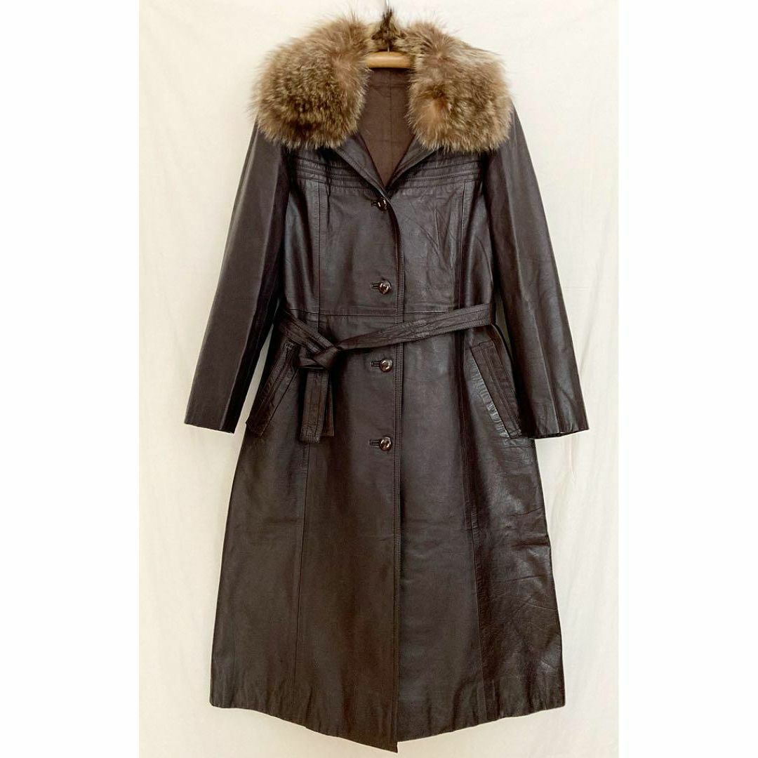 VINTAGE - 最終価格 70s アンノウン 牛本革レザー ロングコート ファーレザコート レアの通販 by ロトレ コレクション|ヴィンテージ ならラクマ VINTAGE - 最終価格 70s アンノウン 牛本革レザー ロングコート ファーレザコート レアの通販 by ロトレ コレクション|ヴィンテージ ならラクマ