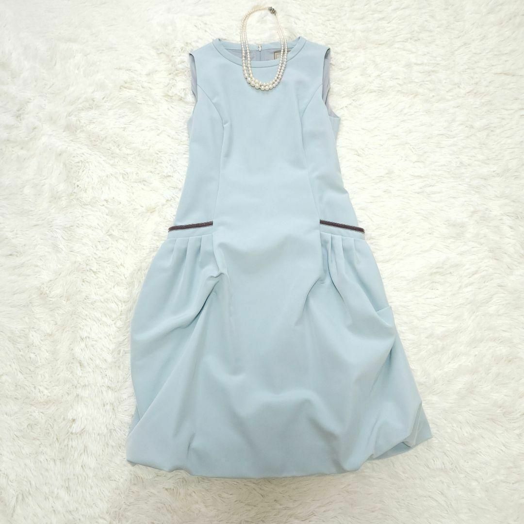 美品】デイジーリンフォクシー マカロンドール 水色 ワンピース 美品】デイジーリンフォクシー マカロンドール 水色 ワンピース