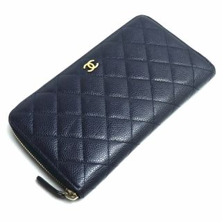 ⭐︎元値16万円CHANELラムスキンマトラッセラウンド長財布 ⭐︎元値16万円CHANELラムスキンマトラッセラウンド長財布