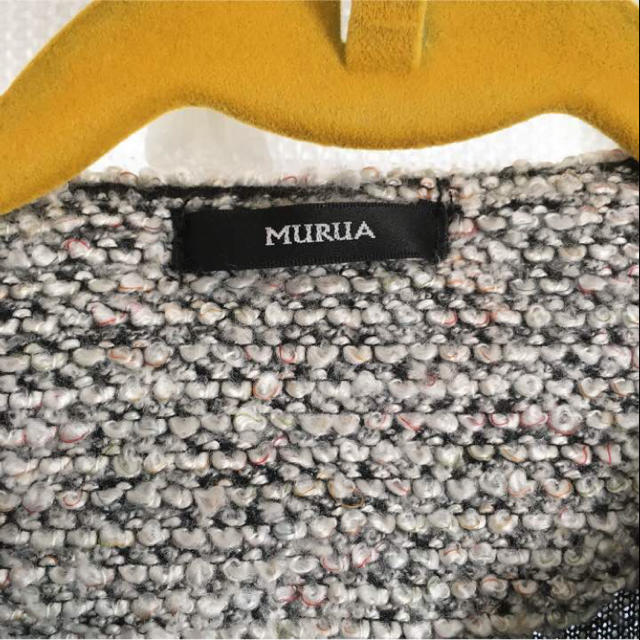 MURUA(ムルーア)のMURUA カットツイードルーズJK レディースのジャケット/アウター(ノーカラージャケット)の商品写真