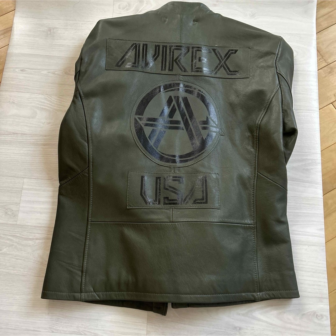 AVIREX - 美品 AVIREX アビレックス レザージャケット シングル AVIREX - 美品 AVIREX アビレックス レザージャケット シングル