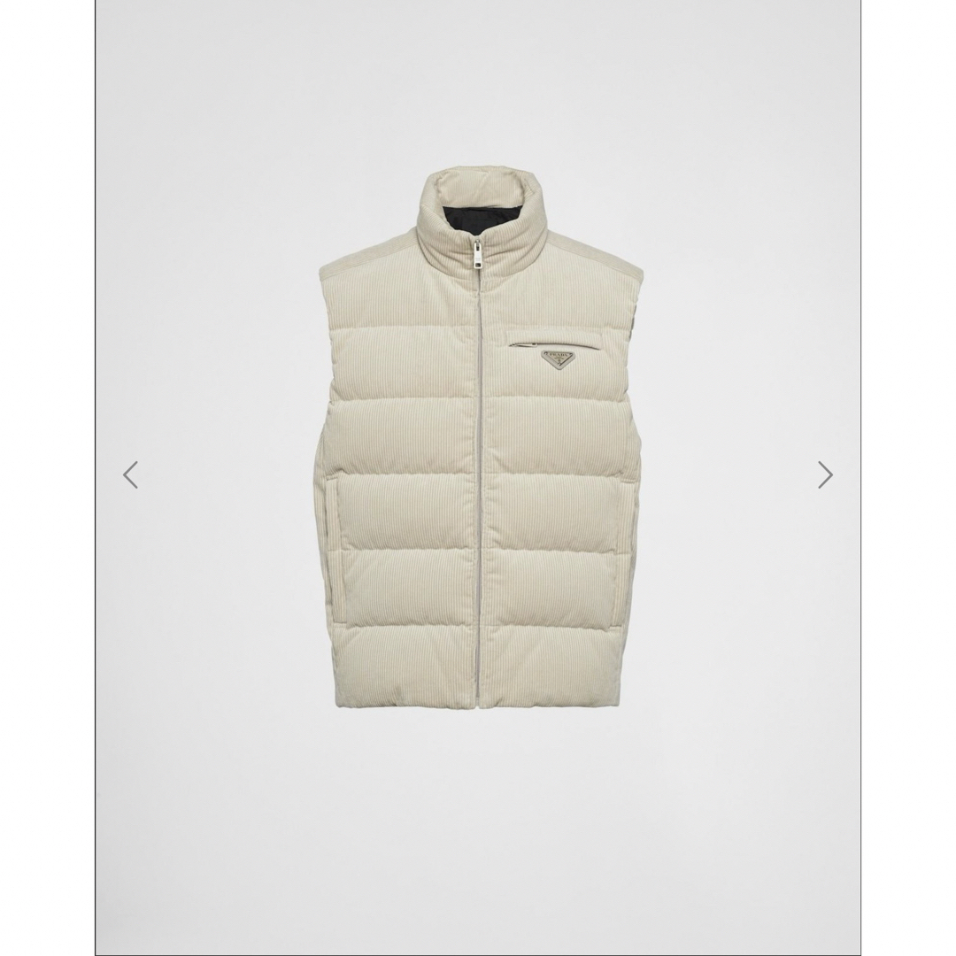 PRADA - プラダ ダウンベスト コーデュロイ SGB033 PRADAの通販 PRADA - プラダ ダウンベスト コーデュロイ SGB033 PRADAの通販