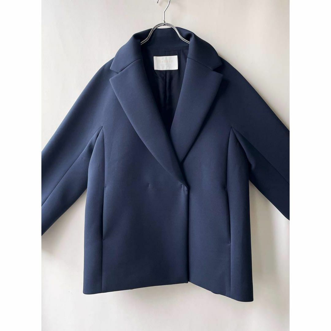 極美品✨ボールジィスキューバジャージーショートコートネイビー 極美品✨ボールジィスキューバジャージーショートコートネイビー