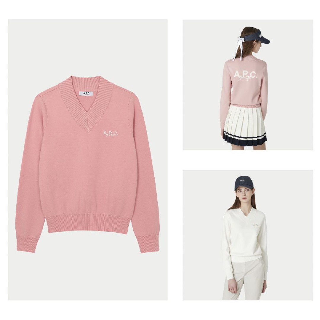 A.P.C ゴルフウェア レディース セーター 長袖 A.P.C ゴルフウェア レディース セーター 長袖