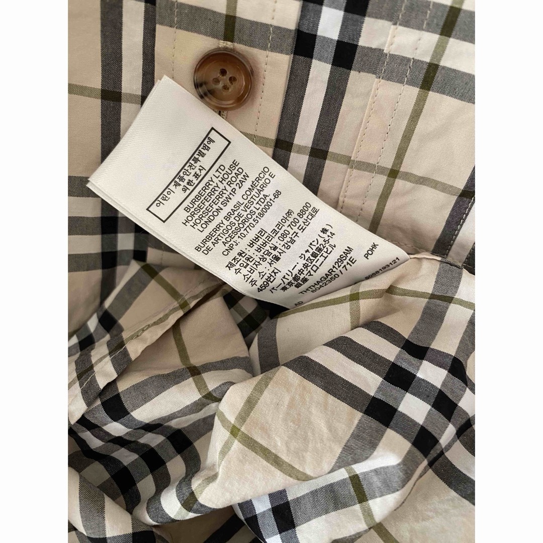 BURBERRY - 正規 BURBERRY バーバリー ノバチェック TB シャツの BURBERRY - 正規 BURBERRY バーバリー ノバチェック TB シャツの