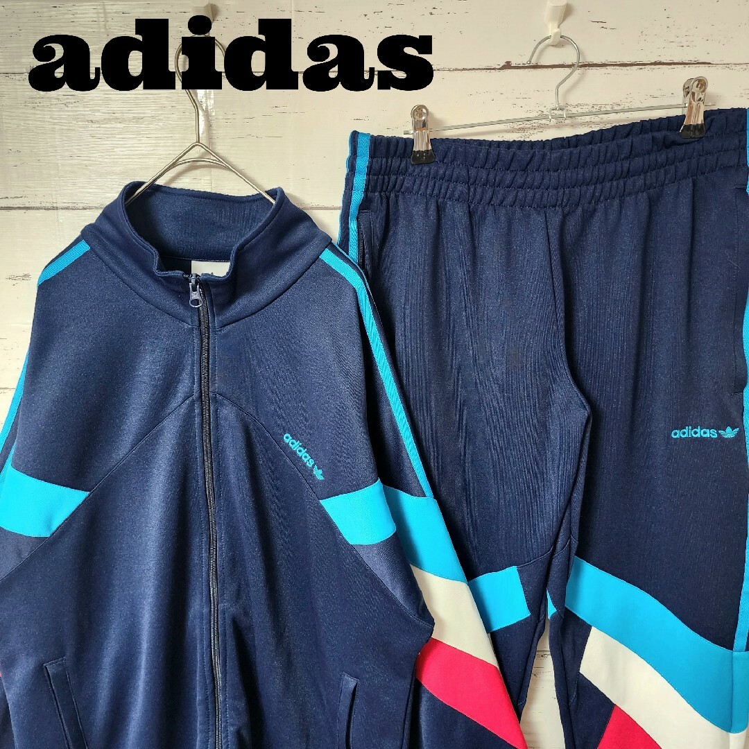 adidas アディダスオリジナルス セットアップ ネイビー マルチ adidas アディダスオリジナルス セットアップ ネイビー マルチ