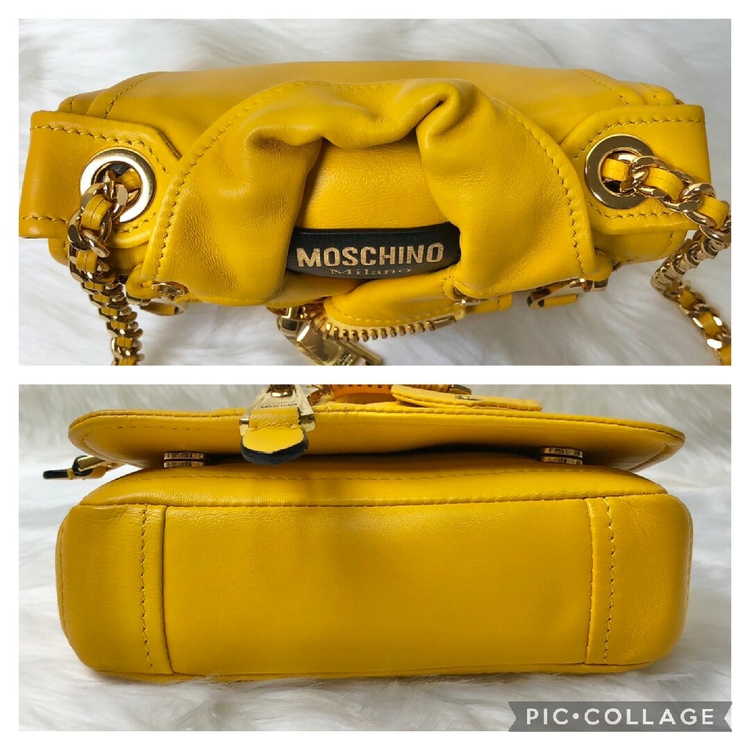 MOSCHINO - 【大人気】MOSCHINO チェーンショルダーバッグ MOSCHINO - 【大人気】MOSCHINO チェーンショルダーバッグ