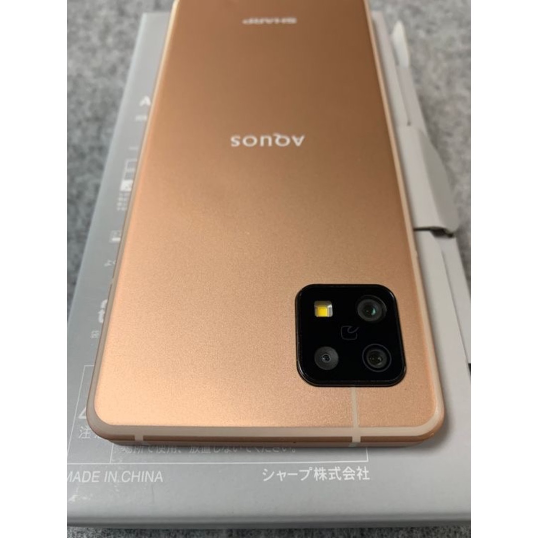 美品 SIMフリー AQUOS sense6 SH-M19 128GB
